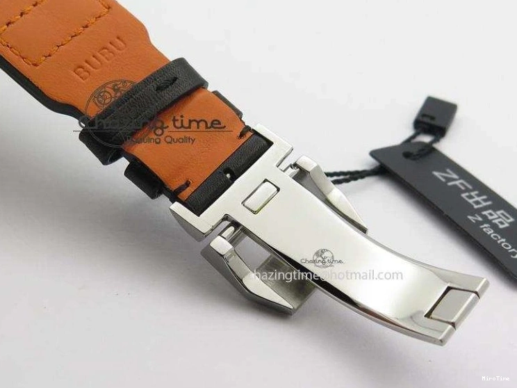 MIROTIME 0306 GoodFit Big Pilot Real PR IW500912 ZF Best Edition Black Dial On Black Leather Strap A 7287